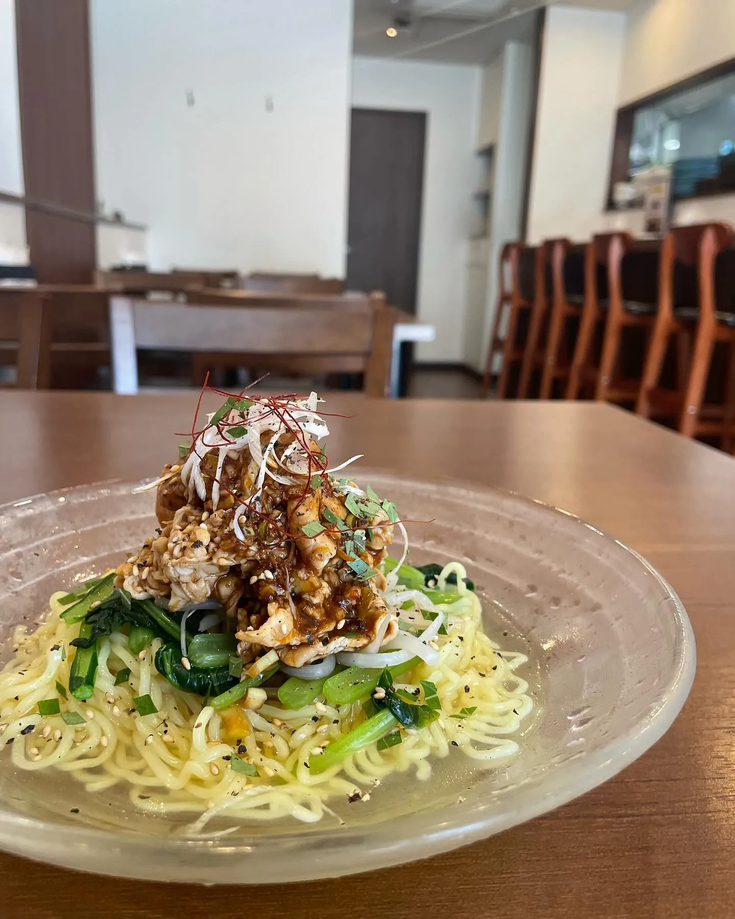 今週の週替わりは「豚しゃぶ肉の麻辣冷やし麺」です✨